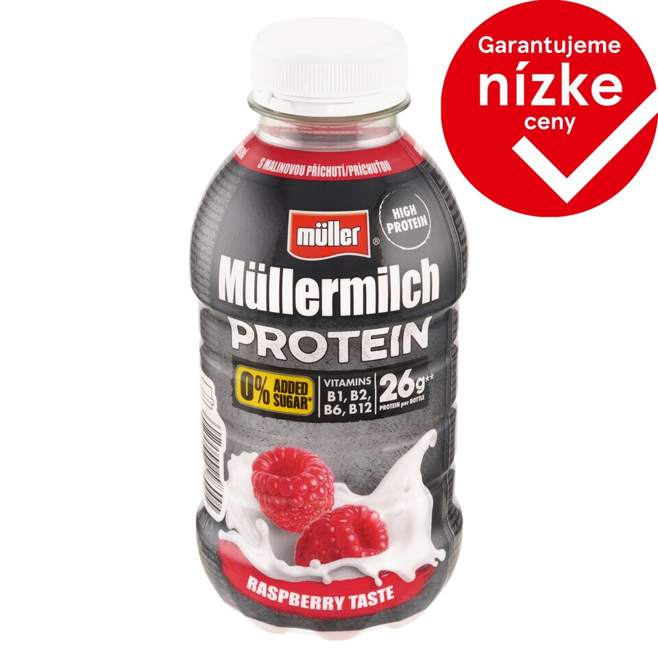 image 1 of Müller Müllermilch Protein Milk Drink with Raspberry Taste 400 g