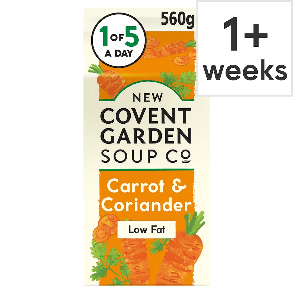 New Covent Garden Soup Co Carrot & Coriander Soup 560G