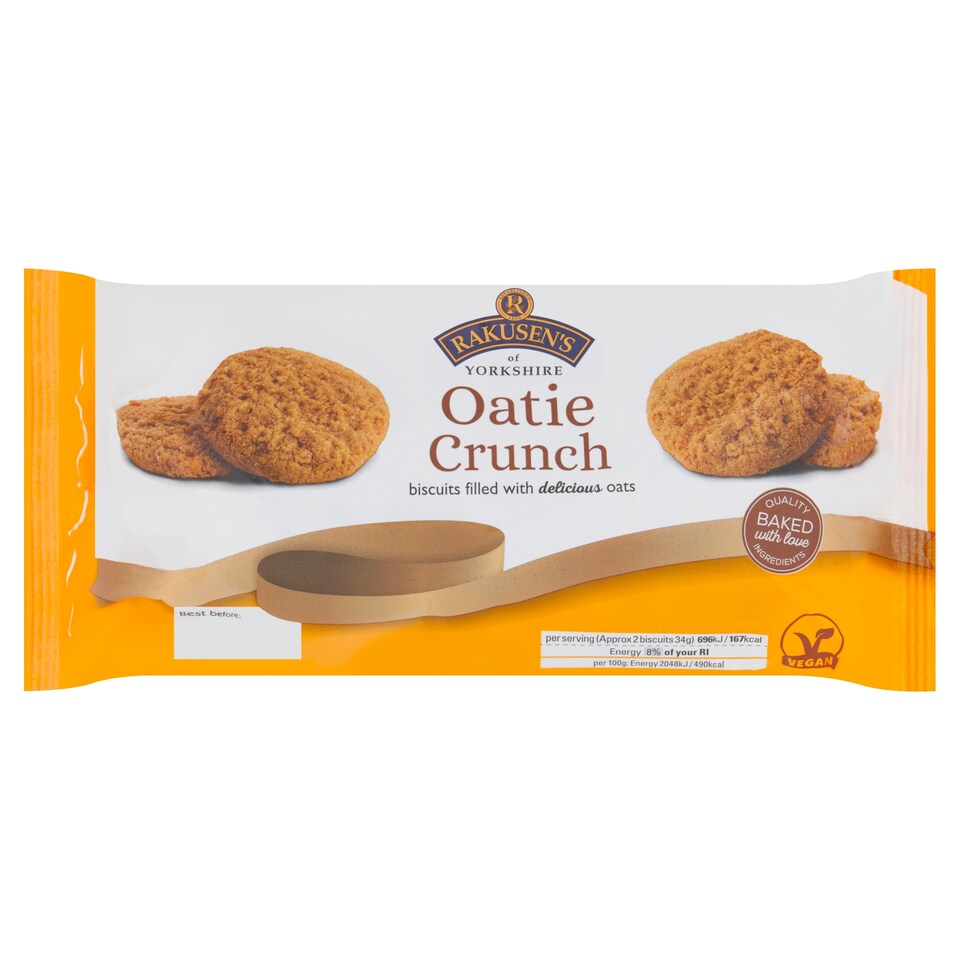 Rakusens Oatie Crunch Biscuits 150g