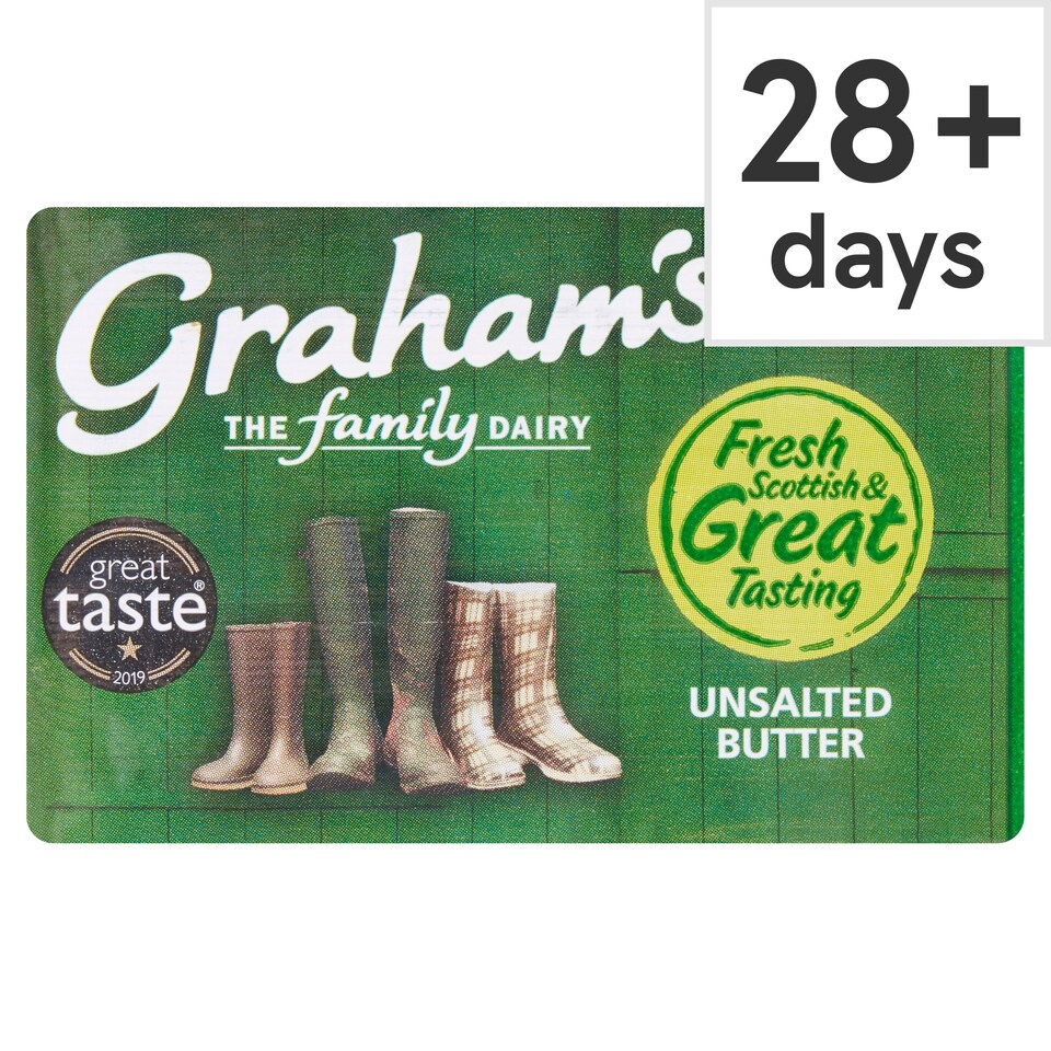 Grahams Unsalted Block Butter 250G (L)