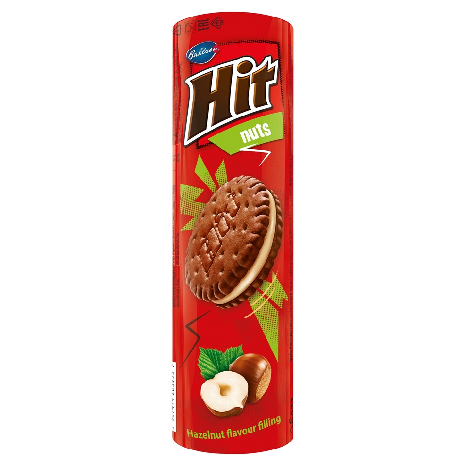 Bahlsen Hit Nuts sušienky s náplňou s príchuťou lieskových orieškov 220 g