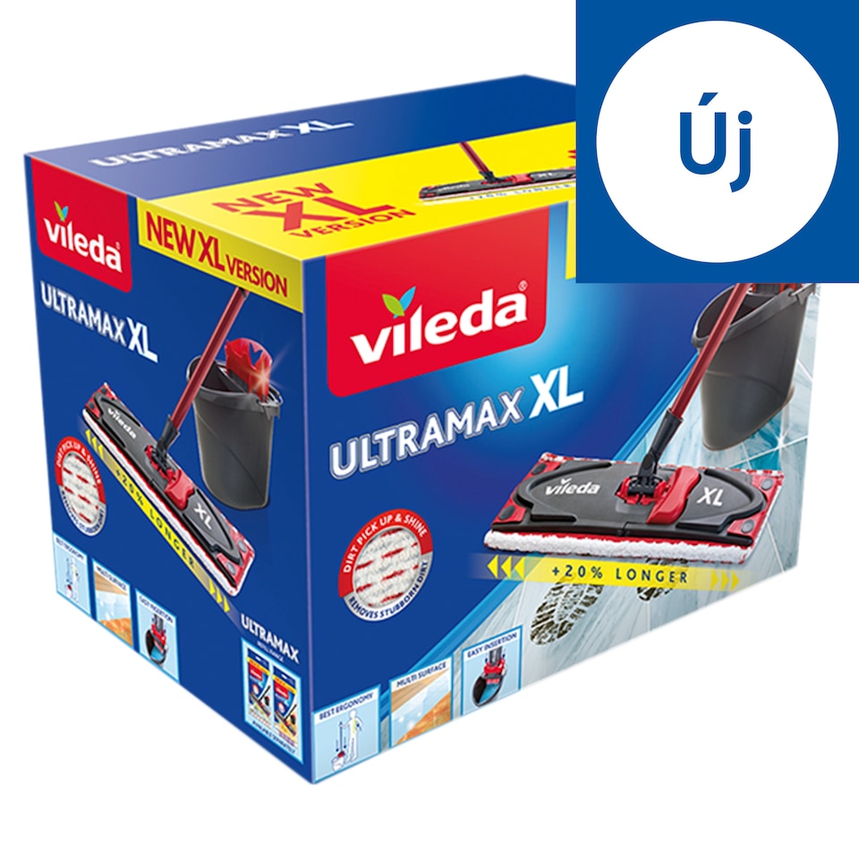 Vileda Ultramax XL Complete felmosó és vödör csavarókosárral