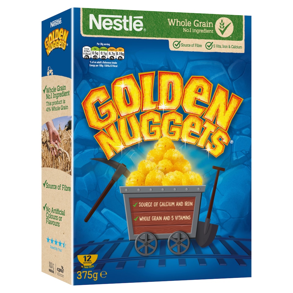image 1 of Nestlé Golden Nuggets Cereal 375g