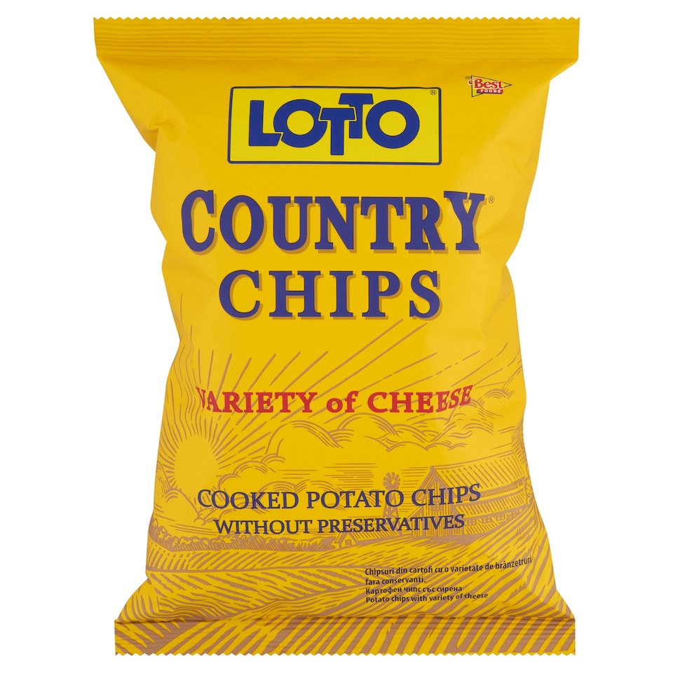 Lotto Country Chips with Cheese Selection150 g