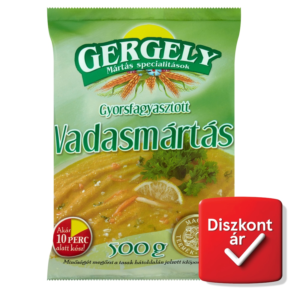 Gergely gyorsfagyasztott vadasmártás 500 g