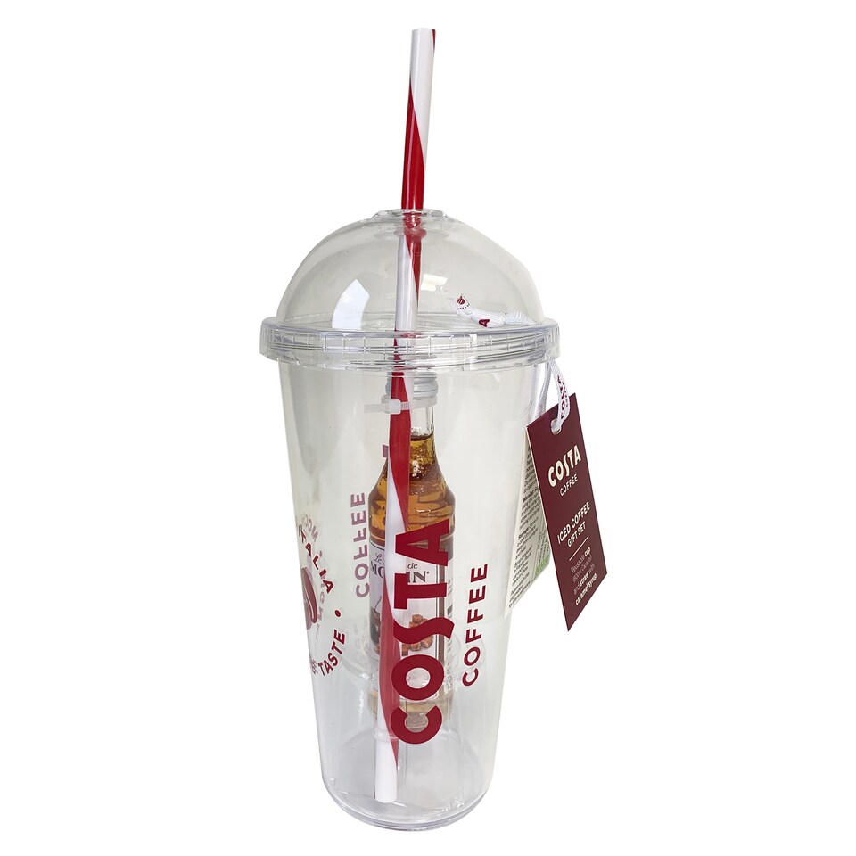 image 1 of COSTA ICED COFFEE CUP & SYRUP SET