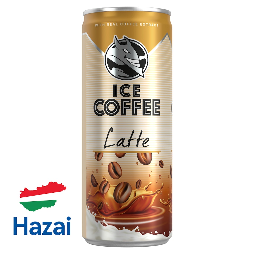 image 1 of Ice Coffee Latte UHT Drink with Milk and Coffee Extract 250 ml