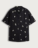 image 4 of F&F Skull Print Short Sleeved Shirt in Black