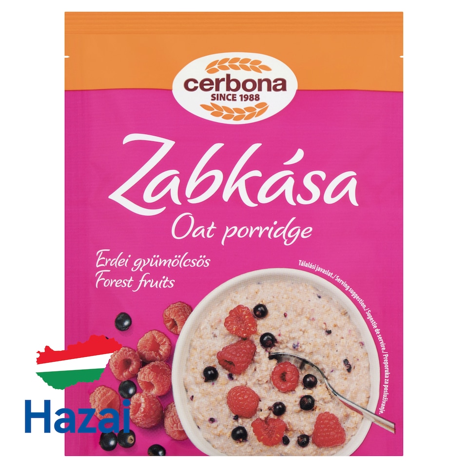 Cerbona erdei gyümölcsös zabkása 55 g