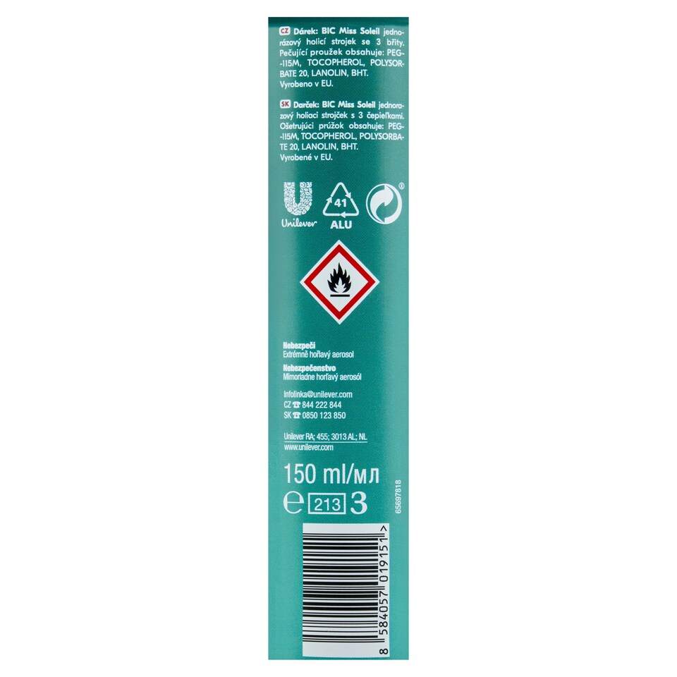 Obrázek 1 pro produkt Rexona Bright Bouquet Antiperspirant Sprej 150ml se žiletkou