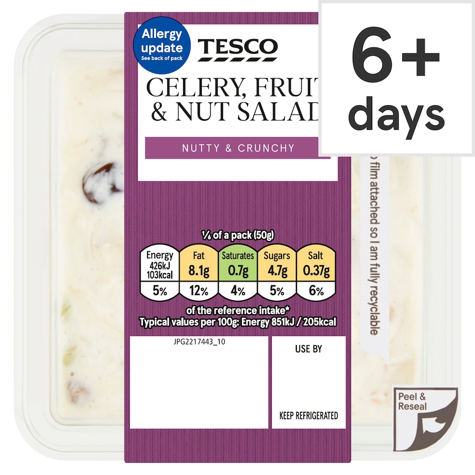 Tesco Celery, Fruit & Nut Salad 300g Tesco Groceries