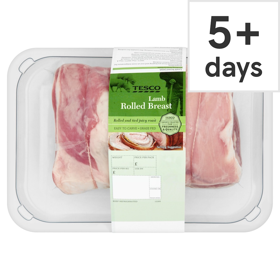image 1 of Tesco Welsh Lamb Rolled Breast Joint