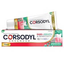 Corsodyl Gum Plus Breath & Sensitivity Whitening 75Ml
