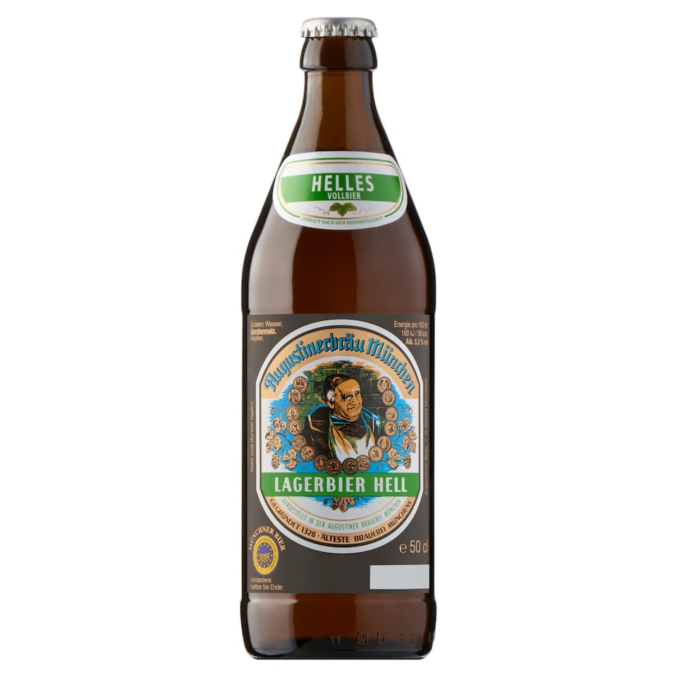 Augustiner Brau Munchen Lagerbier Hell 500ml