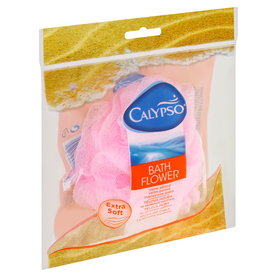 Obrázek 1 pro produkt Calypso Bath Flower Extra Soft tělová houba se závěsným poutkem