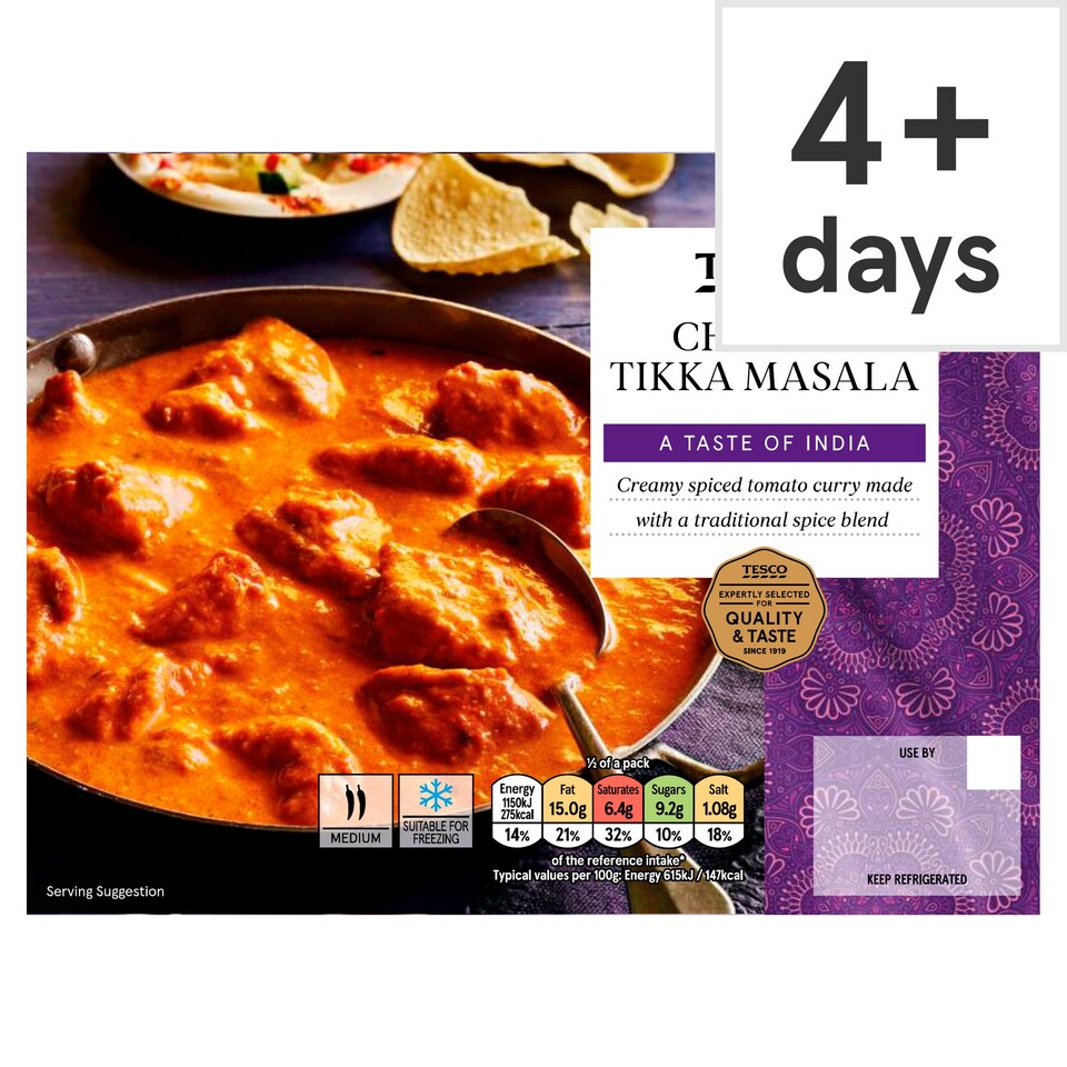 Tesco Chicken Tikka Masala 400G - Tesco Groceries