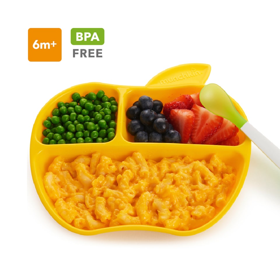 image 1 of Munchkin Lil Apple Plates 3 Pack