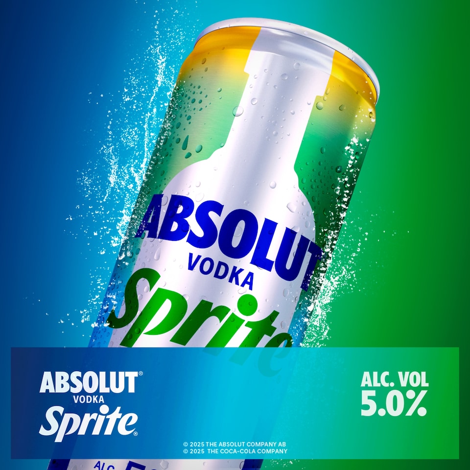 image 1 of Absolut & Sprite 250ml