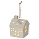 image 2 of Bayswood Ceramic Light Up House Hanging Christmas Decoration