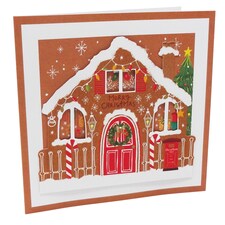 T. Luxury Gingerbread House Cards 5pk