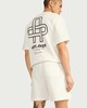 image 3 of F&F Active EVERYHOUR Cotton Rich Shorts in Cream