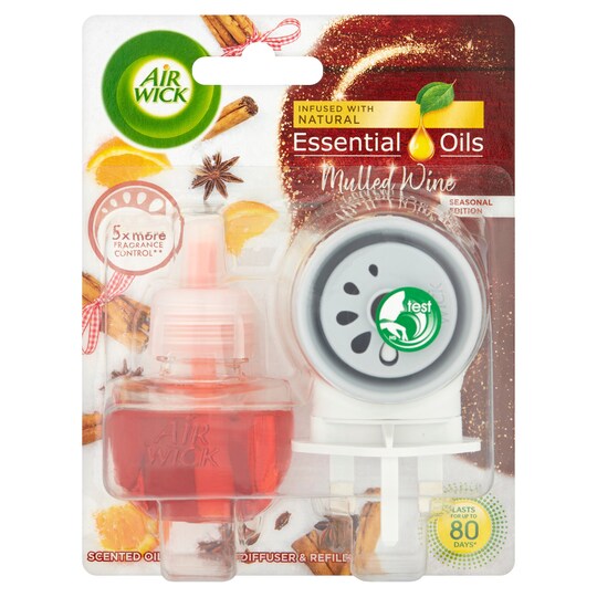Airwick Air Freshener Mulled Wine Plug Kit 19Ml Tesco Groceries