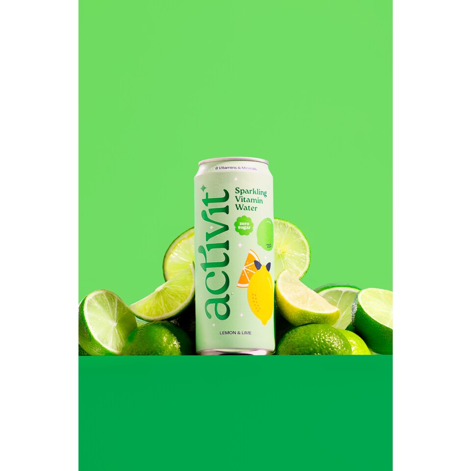 image 1 of Activit Lemon Lime & Orange Sparkling Water 4 X 330Ml