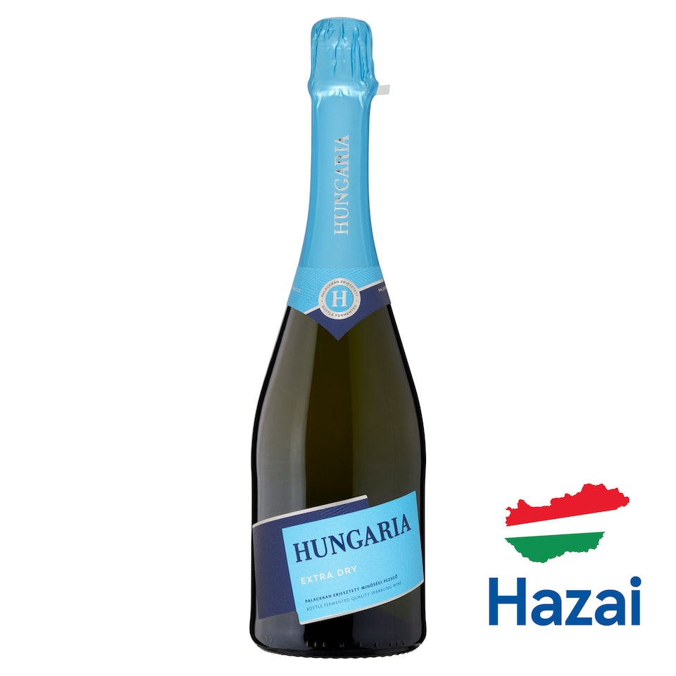 Hungaria Extra Dry különlegesen száraz minőségi pezsgő 12% 0,75 l