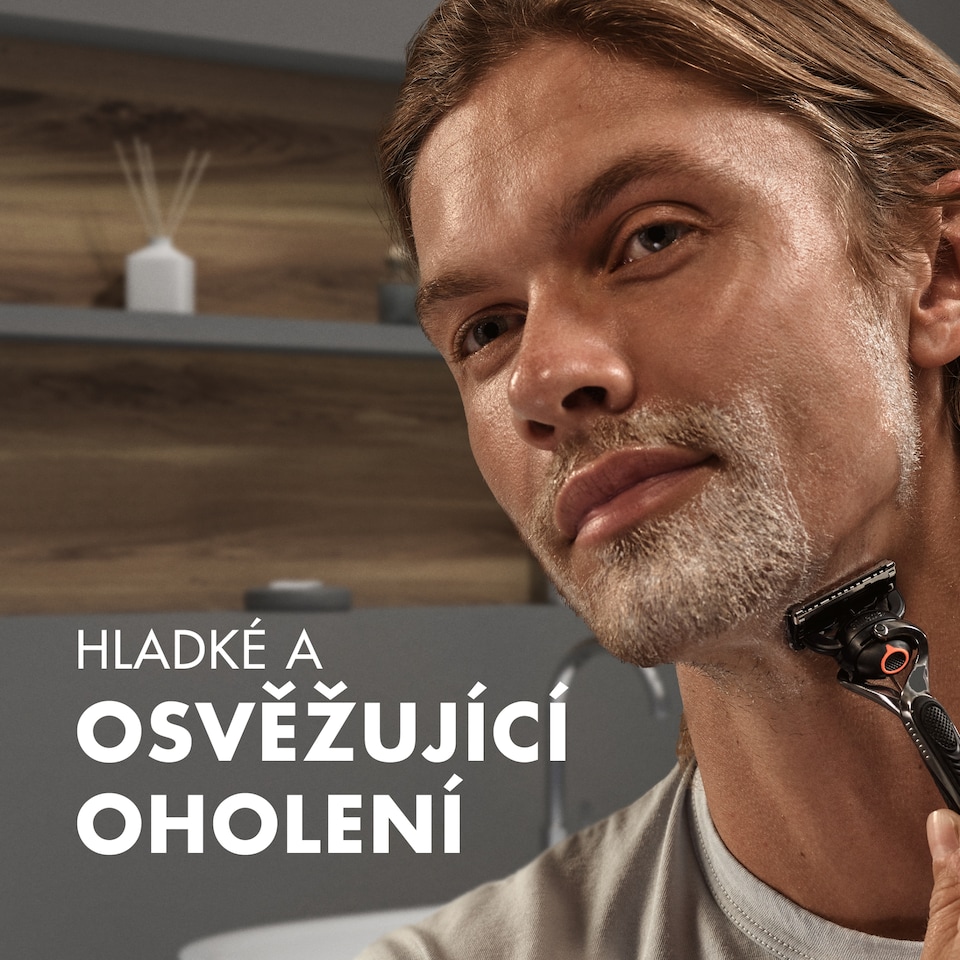 image 1 of Gillette Fusion Gel Na Holení S Mandlovým Olejem, Pro Citlivou Pokožku, 200ml
