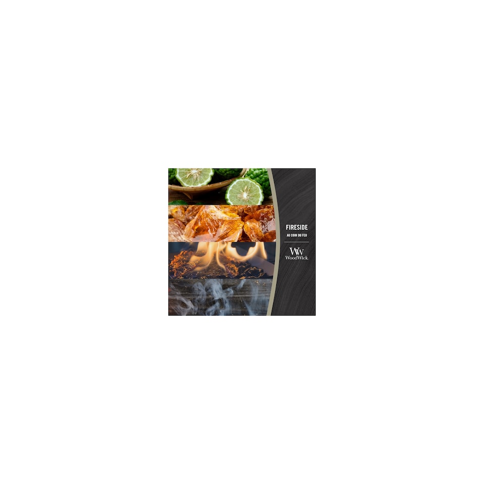 image 1 of Woodwick Fireside Medium Hourglass Candle 275g