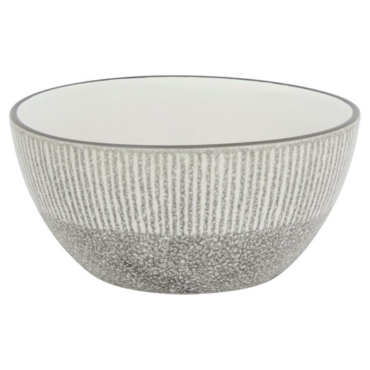 Fox & Ivy Nero Cereal Bowl Grey Tesco Groceries