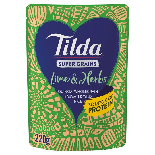 image 1 of Tilda Super Grains Lime & Herb 220G