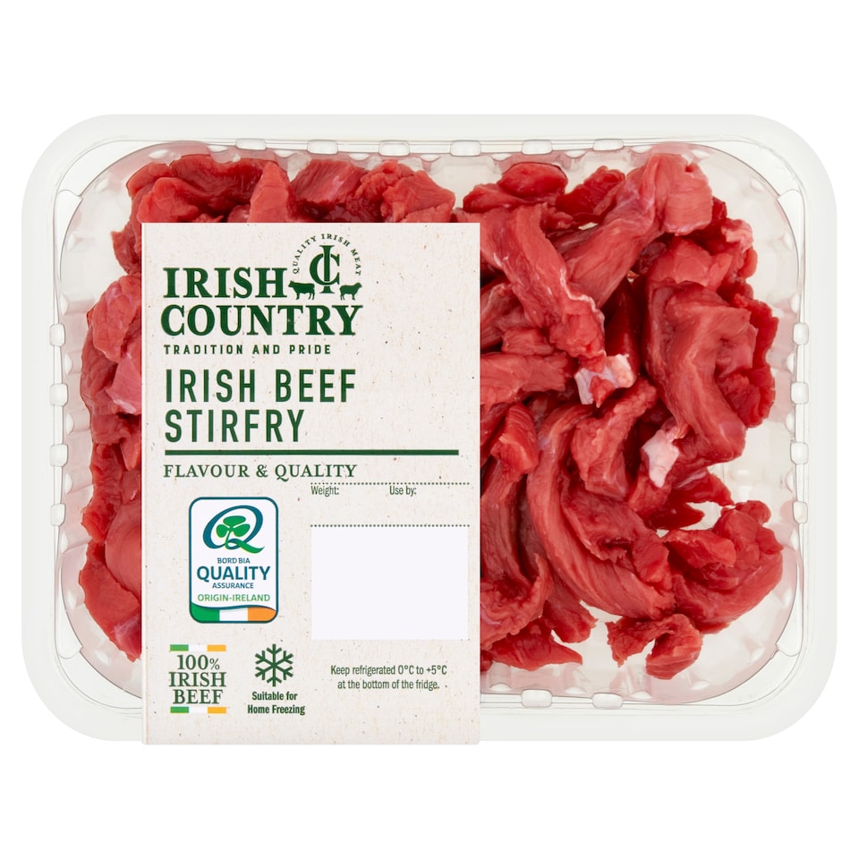 IRISH COUNTRY IRISH BEEF STIR FRY 350g