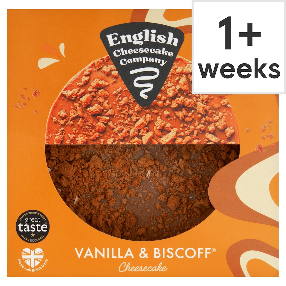 English Cheesecake Company Vanilla & Biscoff Cheesecake 484g