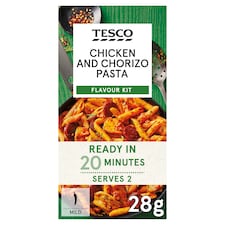 Tesco Chicken Chorizo Pasta Flavour Kit 28g