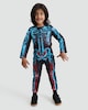 image 1 of F&F Boys 2-Piece X-Ray Skeleton Fancy Dress Costume in Black