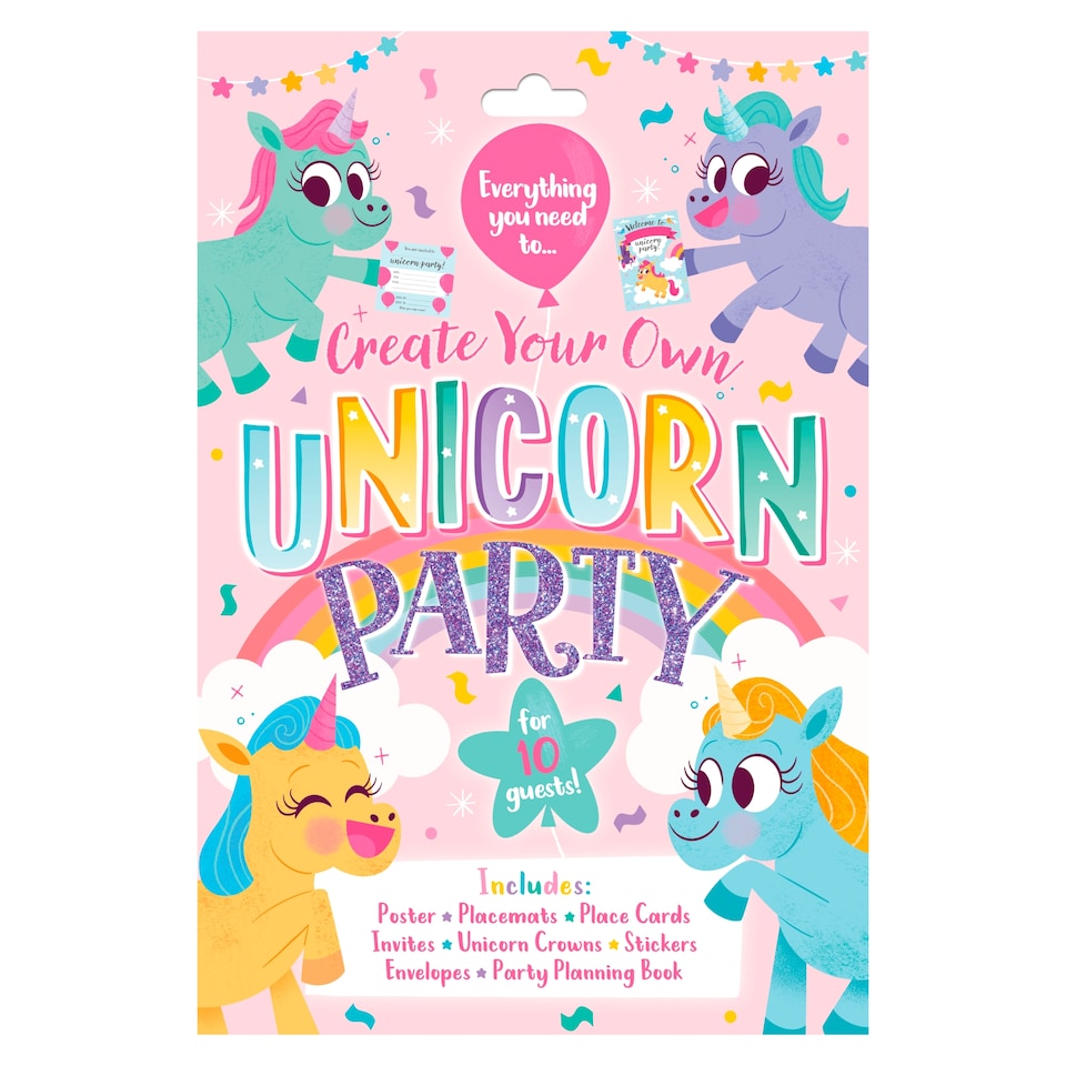 image 1 of Create Your Own Unicorn Party Pack