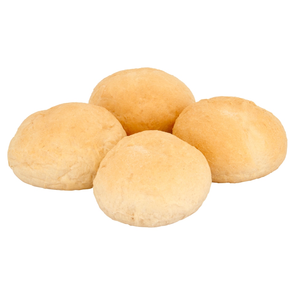 image 1 of Tesco Crusty Rolls 4 Pack