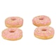 image 3 of Tesco Pink Iced Ring Doughnut 4 Pack