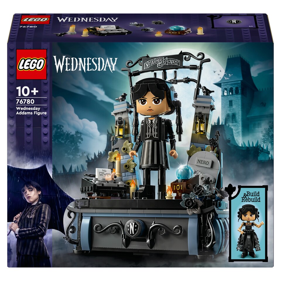 image 1 of LEGO Wednesday 76780 Wednesday Addams Figure