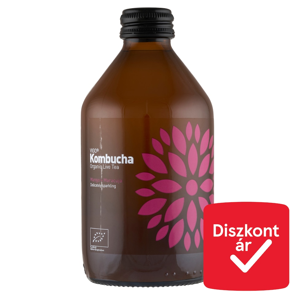 Vigo Kombucha Mango+Maracuja Organic Live Tea 330 ml