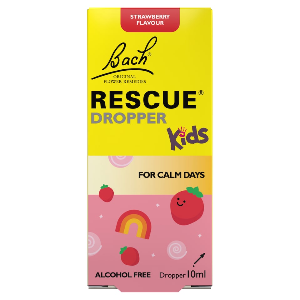 image 1 of Bach Rescue Kids Dropper Strawberry Flavour 10ml