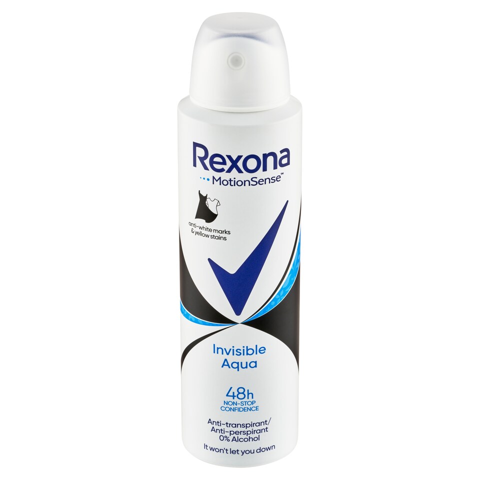 obrázok 1 z Rexona Invisible Aqua antiperspirant sprej 150 ml