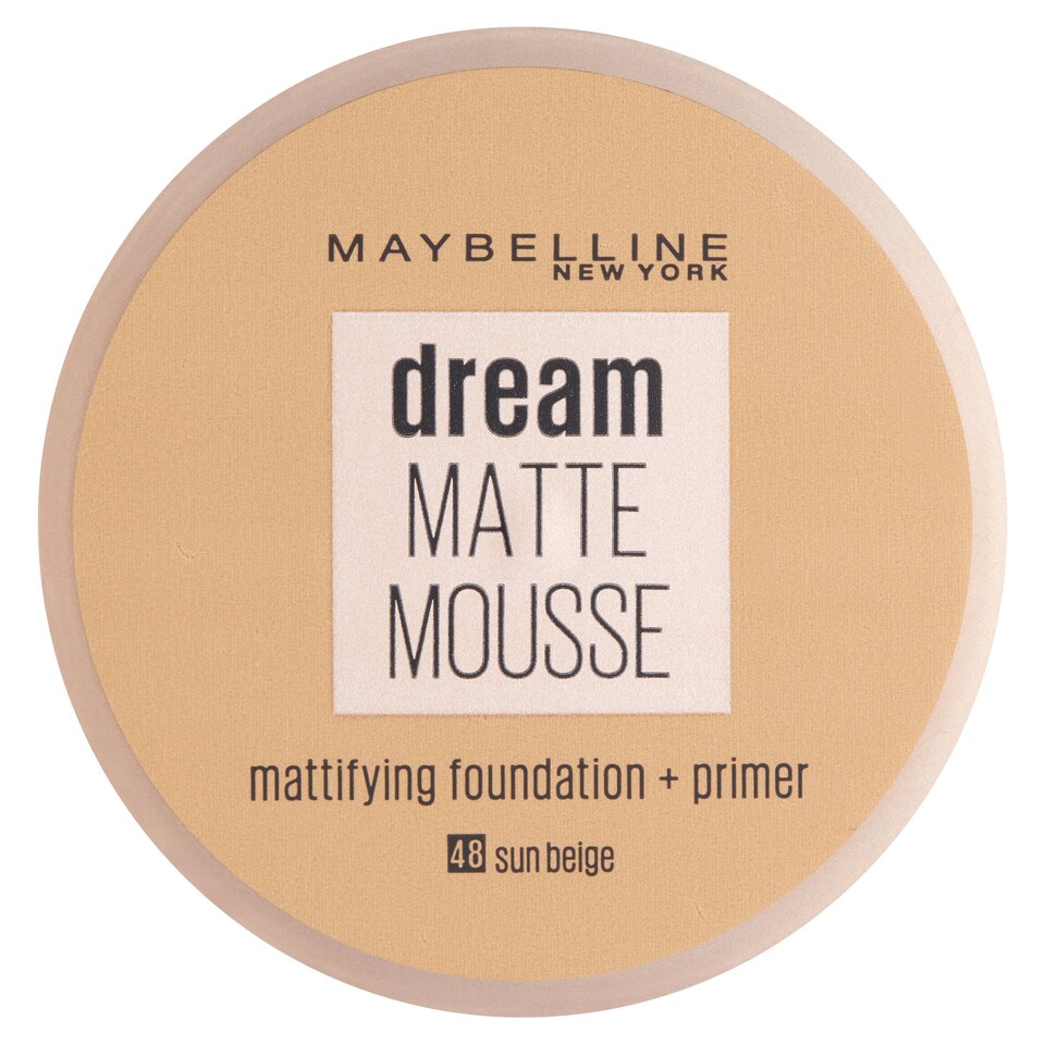 image 1 of Maybelline Foundation Dream Matte Mousse 48 Sun Biege