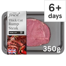 Tesco Finest Thick Cut Rump Steak 350g