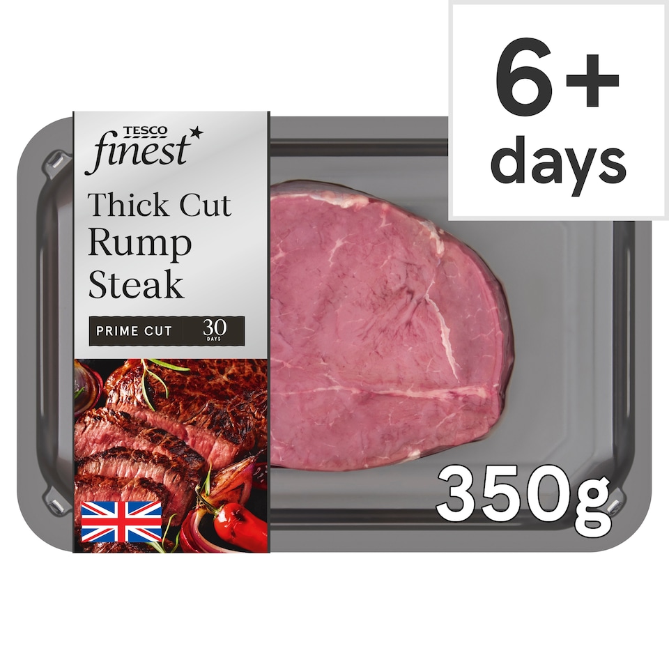 Tesco Finest Thick Cut Rump Steak 350g