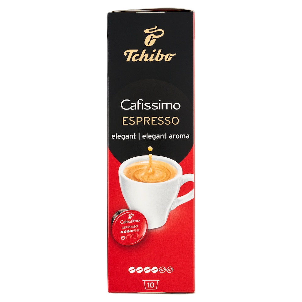 obrázok 1 z Tchibo Cafissimo Espresso Elegant Aroma pražená mletá káva kapsuly 10 x 7 g (70 g)