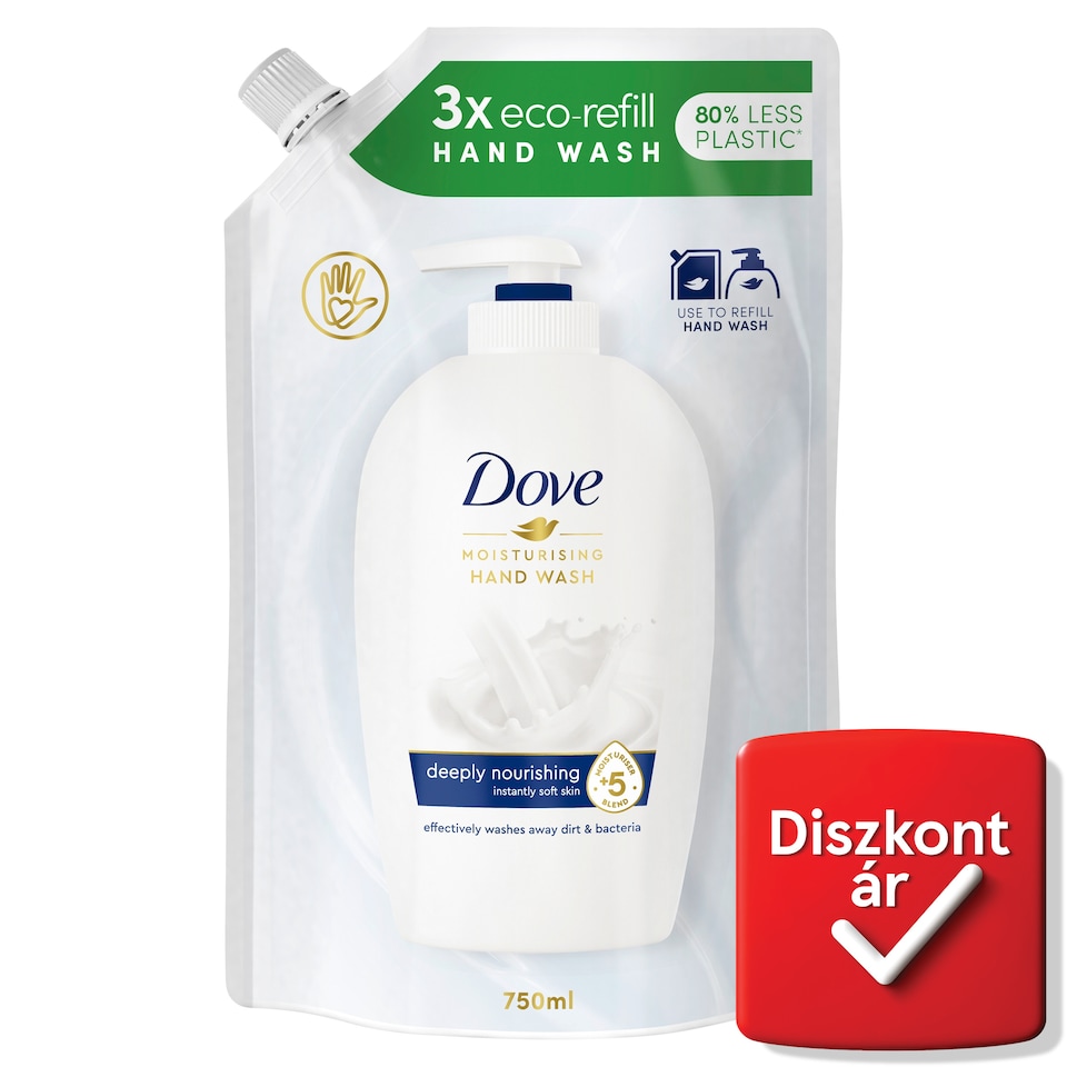Dove Deeply Nourishing folyékony krémszappan utántöltő 750 ml