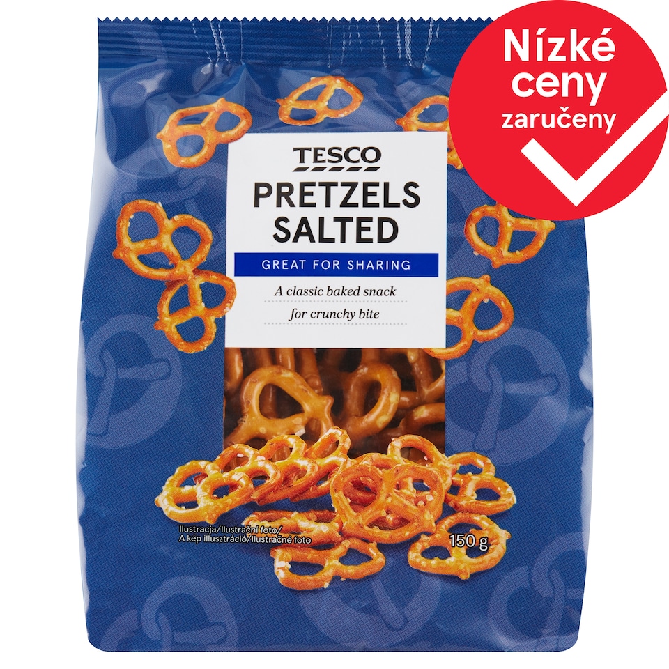 Tesco Pretzels Salted 150g
