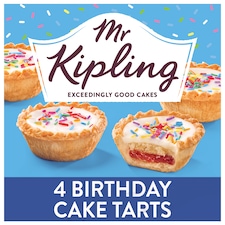 Mr Kipling Birthday Cake Tarts 4 pack